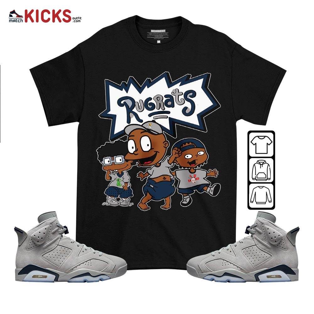 Melanin Rugrats Kid Sneaker Shirt Match Georgetown 6s, Jordan 6 Retro Georgetown MKO T-Shirt Melanin Rugrats Kid Sneaker Shirt Match Georgetown 6s, Jordan 6 Retro Georgetown MKO T-Shirt