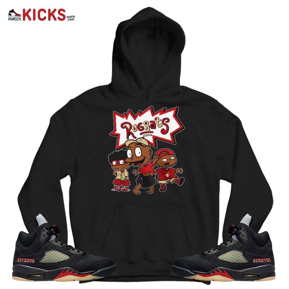 Melanin Rugrats Kid Sneaker Shirt Match Gore-Tex 5s, Jordan 5 GORE-TEX Off Noir MKO T-Shirt Melanin Rugrats Kid Sneaker Shirt Match Gore-Tex 5s, Jordan 5 GORE-TEX Off Noir MKO T-Shirt