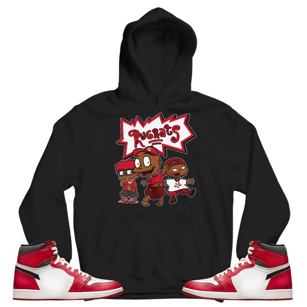 Melanin Rugrats Kid Sneaker Shirt Match High OG Chicago 1s, Jordan 1 Lost Found Chicago MKO T-Shirt