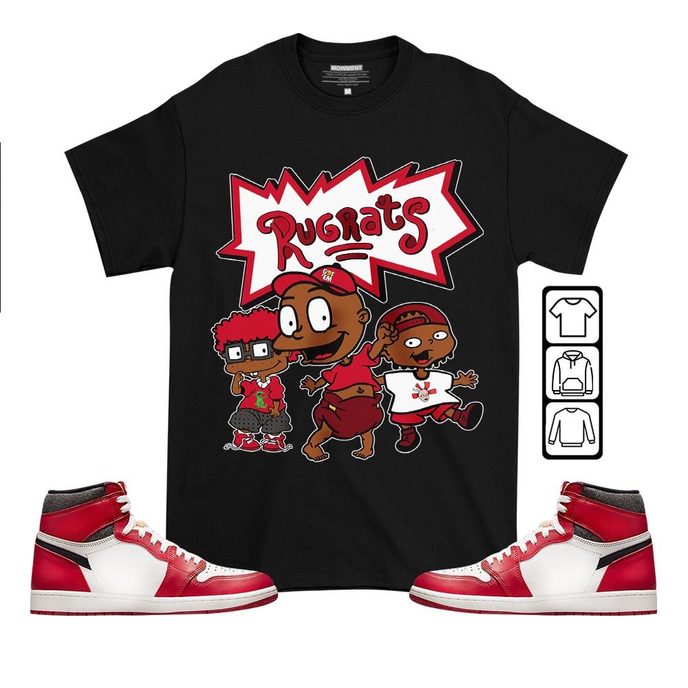 Melanin Rugrats Kid Sneaker Shirt Match High OG Chicago 1s, Jordan 1 Lost Found Chicago MKO T-Shirt Melanin Rugrats Kid Sneaker Shirt Match High OG Chicago 1s, Jordan 1 Lost Found Chicago MKO T-Shirt