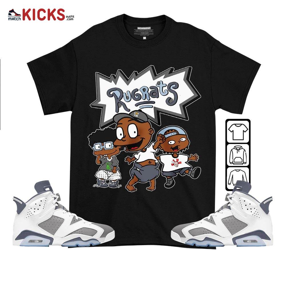 Melanin Rugrats Kid Sneaker Shirt Match Retro Cool Grey 6s, Jordan 6 Cool Grey MKO T-Shirt