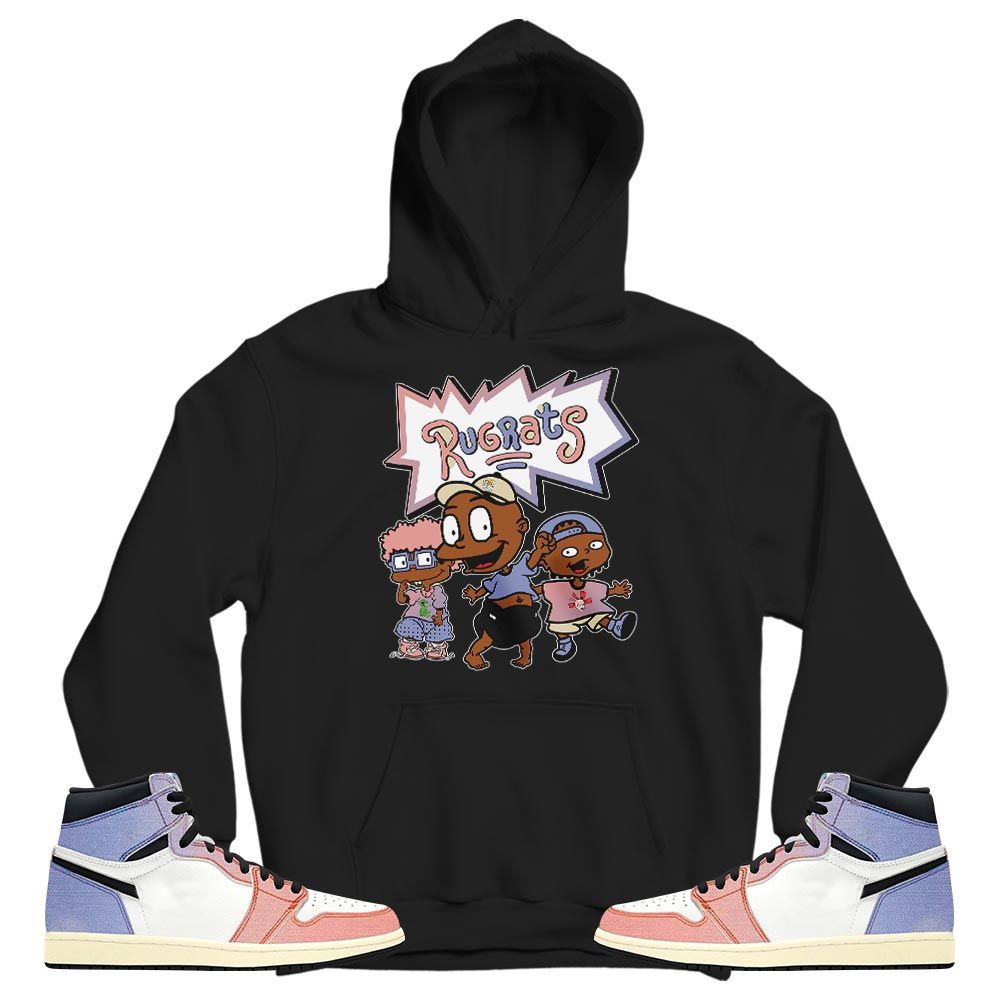 Melanin Rugrats Kid Sneaker Shirt Match Retro Skyline 1s, Jordan 1 High OG Skyline MKO T-Shirt