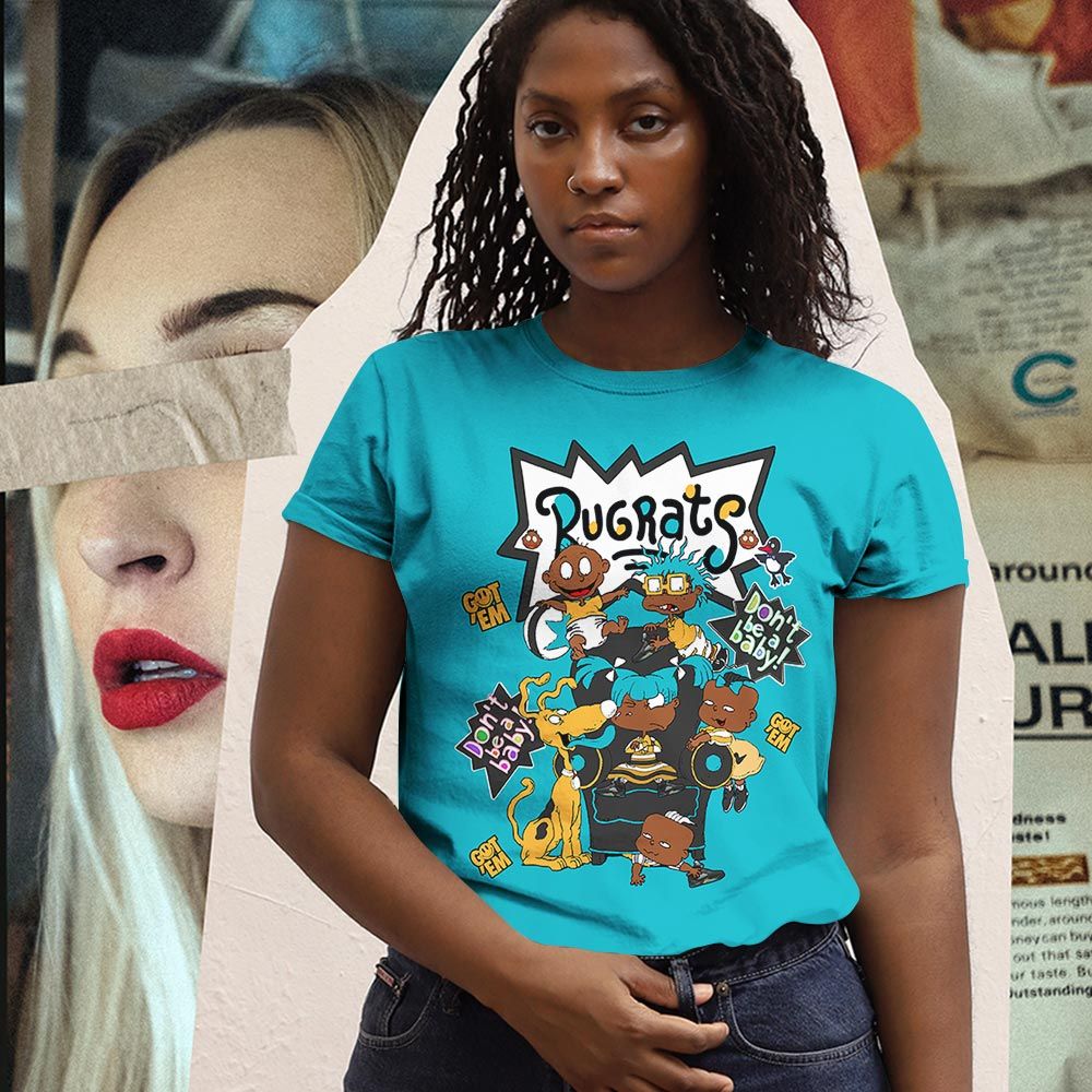 Melanin Rugrats Kids 90S Got Em 2D Sneaker Shirt Match 2023 Retro Aqua 5S, Jordan 5 Aqua Hoodie Sweatshirt Tee All Over Print MKO Shirt Melanin Rugrats Kids 90S Got Em 2D Sneaker Shirt Match 2023 Retro Aqua 5S, Jordan 5 Aqua Hoodie Sweatshirt Tee All Over Print MKO Shirt