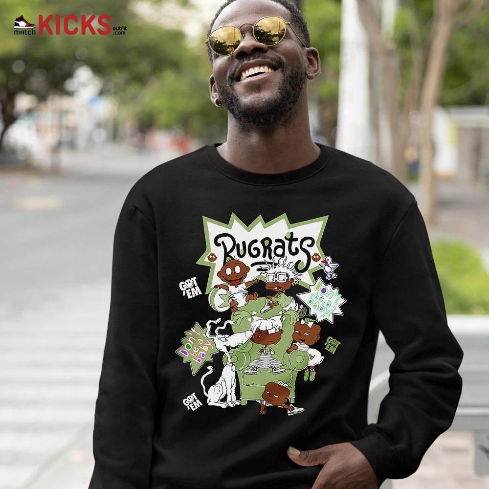 Melanin Rugrats Kids 90’s Got Em 2D Sneaker Shirt Match Retro Oil Green 4s, Jordan 4 Oil Green MKO T-Shirt Melanin Rugrats Kids 90’s Got Em 2D Sneaker Shirt Match Retro Oil Green 4s, Jordan 4 Oil Green MKO T-Shirt