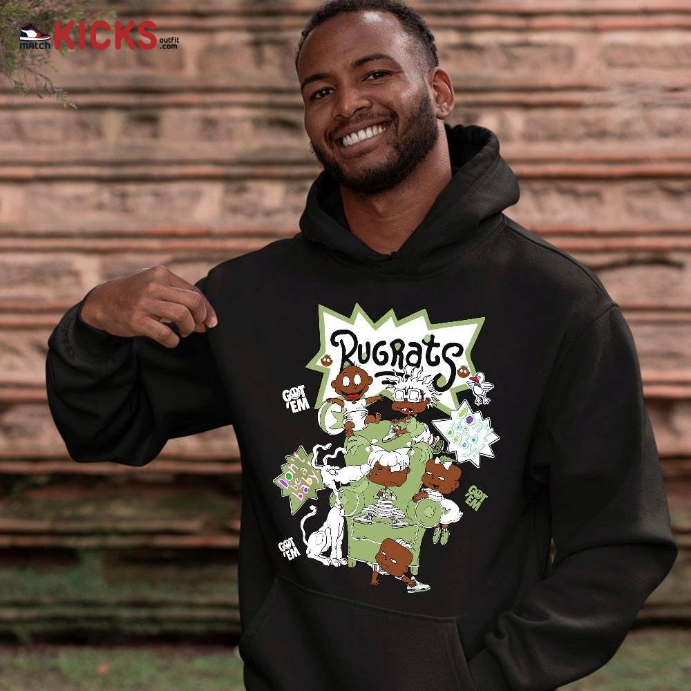 Melanin Rugrats Kids 90’s Got Em 2D Sneaker Shirt Match Retro Oil Green 4s, Jordan 4 Oil Green MKO T-Shirt Melanin Rugrats Kids 90’s Got Em 2D Sneaker Shirt Match Retro Oil Green 4s, Jordan 4 Oil Green MKO T-Shirt