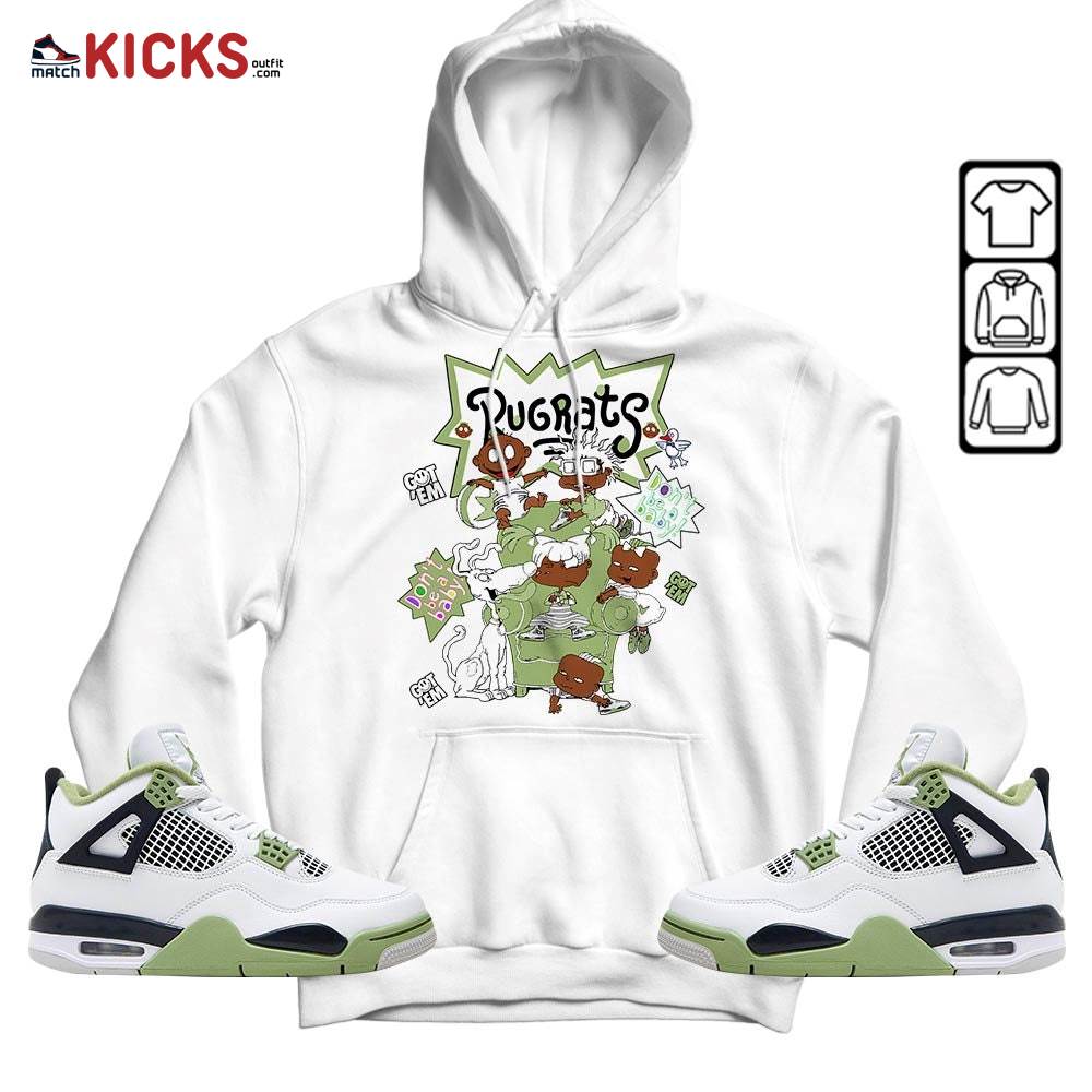 Melanin Rugrats Kids 90’s Got Em 2D Sneaker Shirt Match Retro Oil Green 4s, Jordan 4 Oil Green MKO T-Shirt Melanin Rugrats Kids 90’s Got Em 2D Sneaker Shirt Match Retro Oil Green 4s, Jordan 4 Oil Green MKO T-Shirt