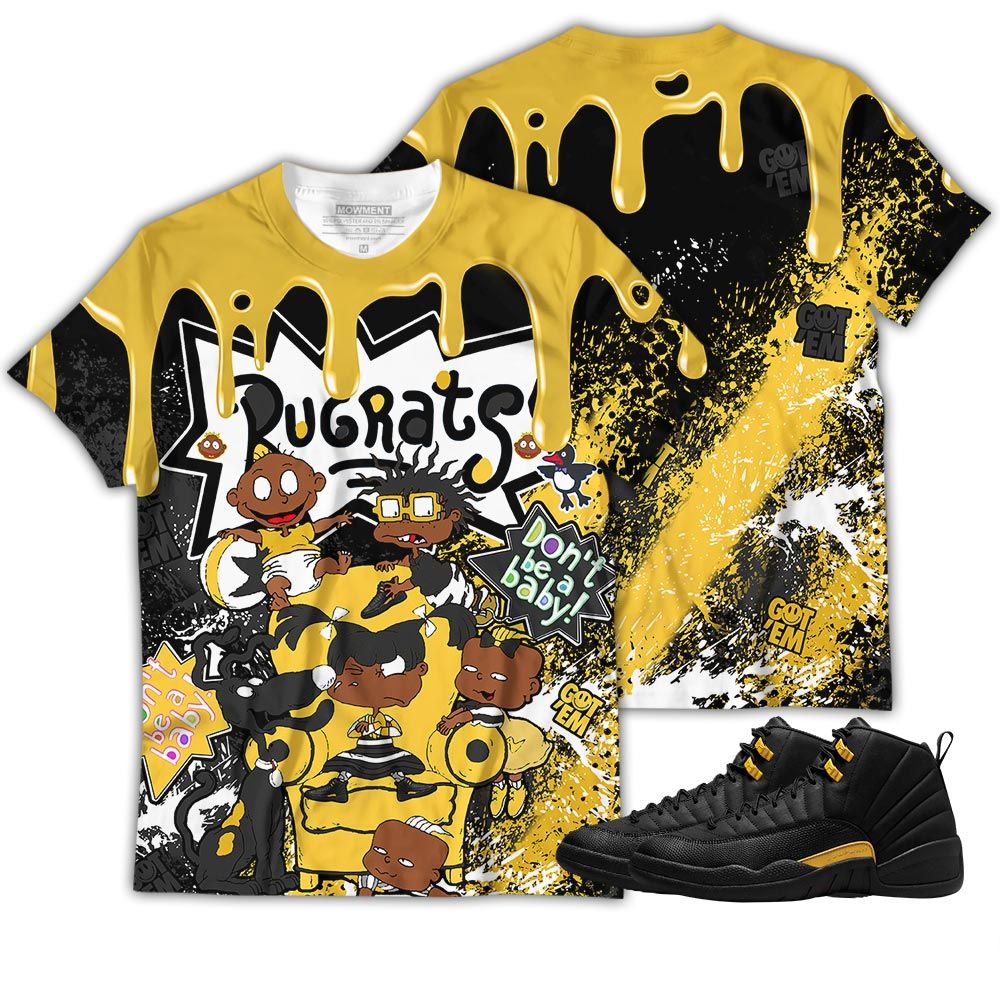 Melanin Rugrats Kids 90S Got Em Sneaker Shirt Match Black Taxi 12S, Jordan 12 Retro Black Taxi Hoodie Sweatshirt Tee All Over Print MKO Shirt Melanin Rugrats Kids 90S Got Em Sneaker Shirt Match Black Taxi 12S, Jordan 12 Retro Black Taxi Hoodie Sweatshirt Tee All Over Print MKO Shirt