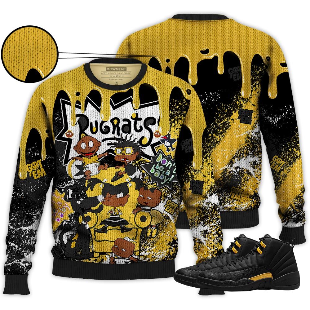 Melanin Rugrats Kids 90S Got Em Sneaker Shirt Match Black Taxi 12S, Jordan 12 Retro Black Taxi Hoodie Sweatshirt Tee All Over Print MKO Shirt Melanin Rugrats Kids 90S Got Em Sneaker Shirt Match Black Taxi 12S, Jordan 12 Retro Black Taxi Hoodie Sweatshirt Tee All Over Print MKO Shirt