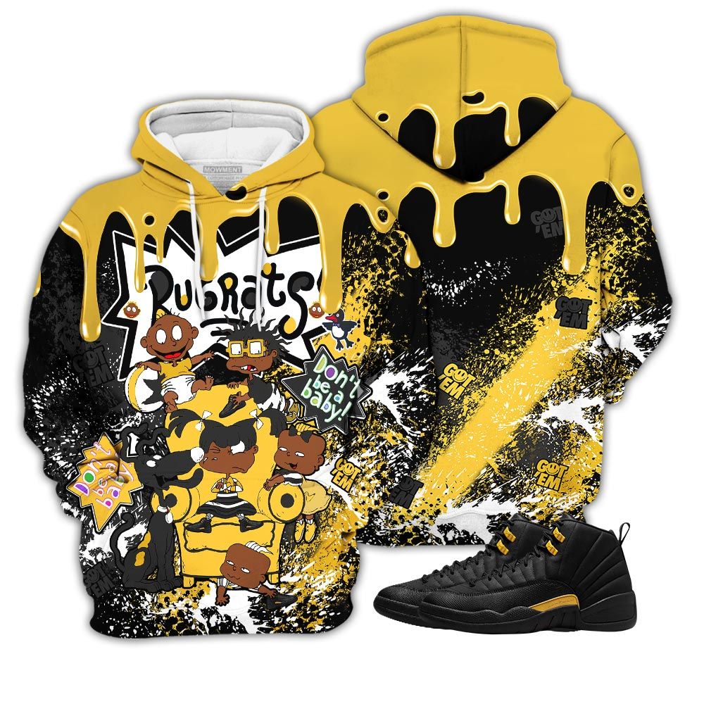 Melanin Rugrats Kids 90S Got Em Sneaker Shirt Match Black Taxi 12S, Jordan 12 Retro Black Taxi Hoodie Sweatshirt Tee All Over Print MKO Shirt Melanin Rugrats Kids 90S Got Em Sneaker Shirt Match Black Taxi 12S, Jordan 12 Retro Black Taxi Hoodie Sweatshirt Tee All Over Print MKO Shirt