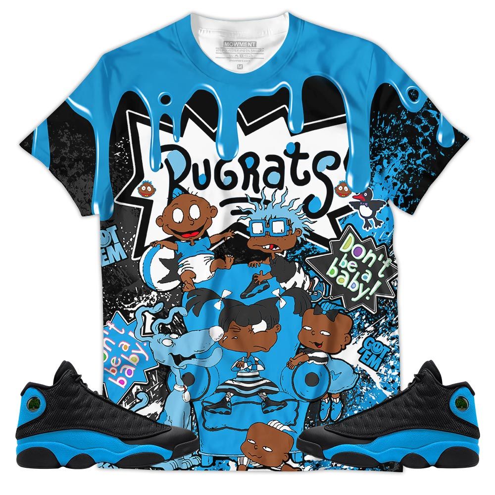 Melanin Rugrats Kids 90S Got Em Sneaker Shirt Match Black University Blue 13S, Jordan 13 Black University Blue 2022 Hoodie Sweatshirt Tee All Over Print MKO Shirt Melanin Rugrats Kids 90S Got Em Sneaker Shirt Match Black University Blue 13S, Jordan 13 Black University Blue 2022 Hoodie Sweatshirt Tee All Over Print MKO Shirt