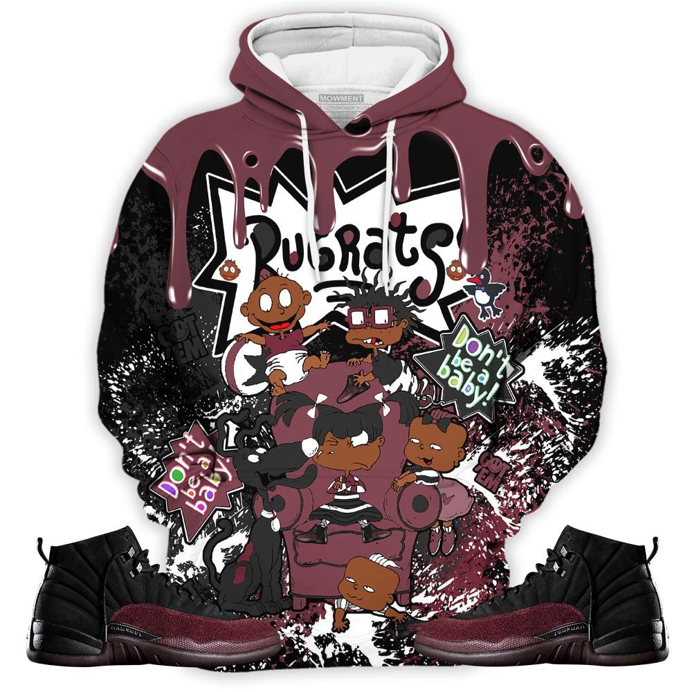 Melanin Rugrats Kids 90S Got Em Sneaker Shirt Match Burgundy Crush 12S, Jordan 12 A Ma Maniere Hoodie Sweatshirt Tee All Over Print MKO Shirt Melanin Rugrats Kids 90S Got Em Sneaker Shirt Match Burgundy Crush 12S, Jordan 12 A Ma Maniere Hoodie Sweatshirt Tee All Over Print MKO Shirt