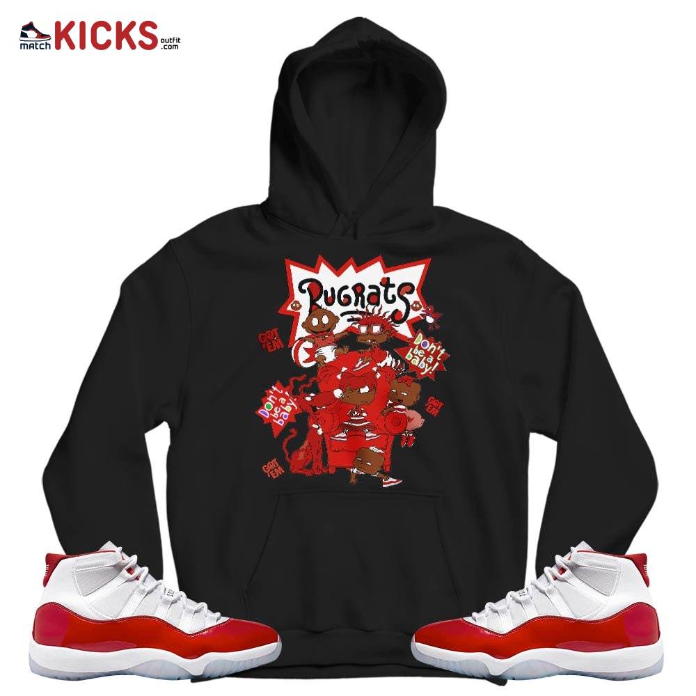 Melanin Rugrats Kids 90’s Got Em Sneaker Shirt Match Cherry 11s, Jordan 11 Retro Cherry MKO T-Shirt Melanin Rugrats Kids 90’s Got Em Sneaker Shirt Match Cherry 11s, Jordan 11 Retro Cherry MKO T-Shirt