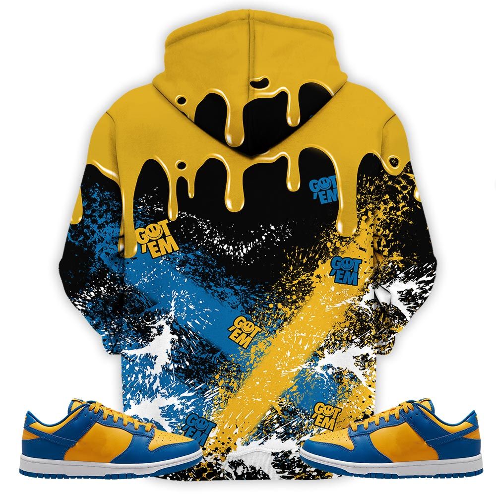 Melanin Rugrats Kids 90S Got Em Sneaker Shirt Match Dunk Low Blue Yellow, Dunk Low Blue Jay Hoodie Sweatshirt Tee All Over Print MKO Shirt