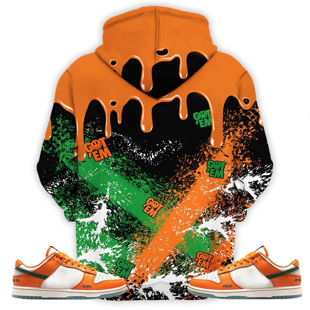 Melanin Rugrats Kids 90S Got Em Sneaker Shirt Match Dunk Low Florida Am, Dunk Low Florida Am University Hoodie Sweatshirt Tee All Over Print MKO Shirt