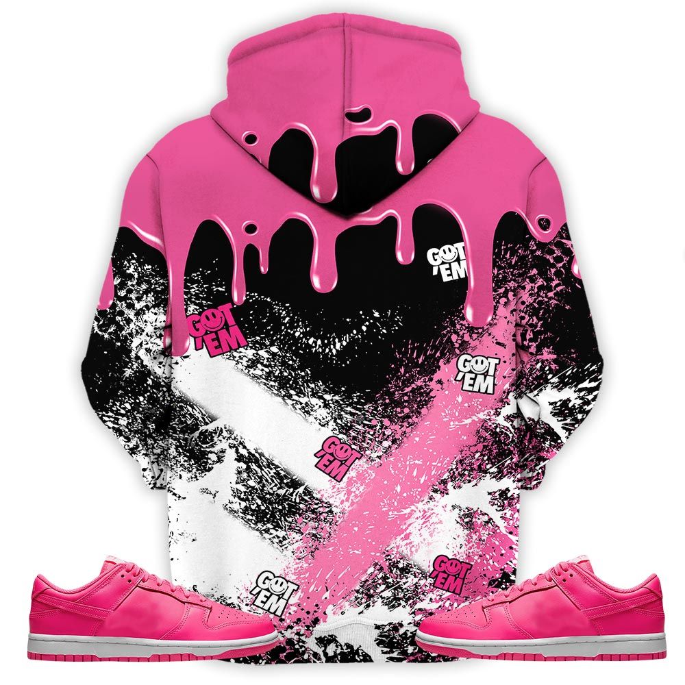 Melanin Rugrats Kids 90S Got Em Sneaker Shirt Match Dunk Low Hyper Pink, Dunk Low Hot Pink Hoodie Sweatshirt Tee All Over Print MKO Shirt