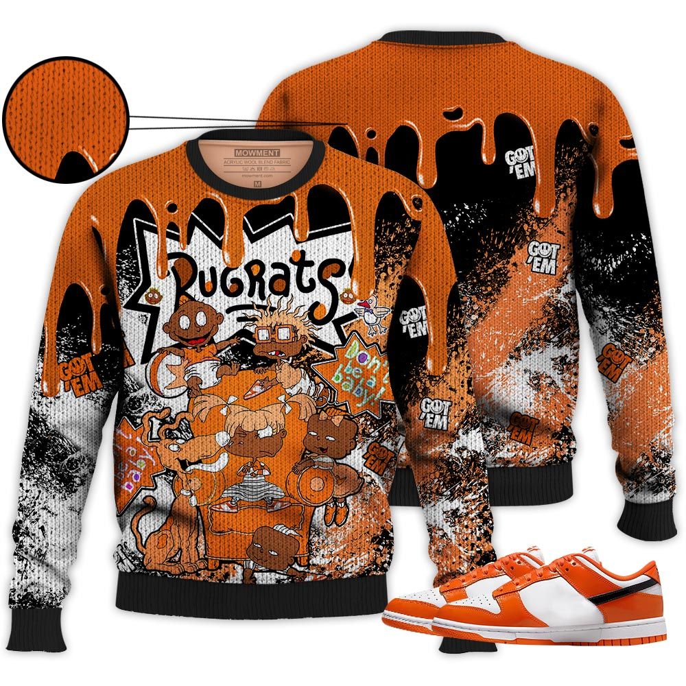 Melanin Rugrats Kids 90S Got Em Sneaker Shirt Match Dunk Low Orange Black, Dunk Low Patent Halloween Hoodie Sweatshirt Tee All Over Print MKO Shirt Melanin Rugrats Kids 90S Got Em Sneaker Shirt Match Dunk Low Orange Black, Dunk Low Patent Halloween Hoodie Sweatshirt Tee All Over Print MKO Shirt