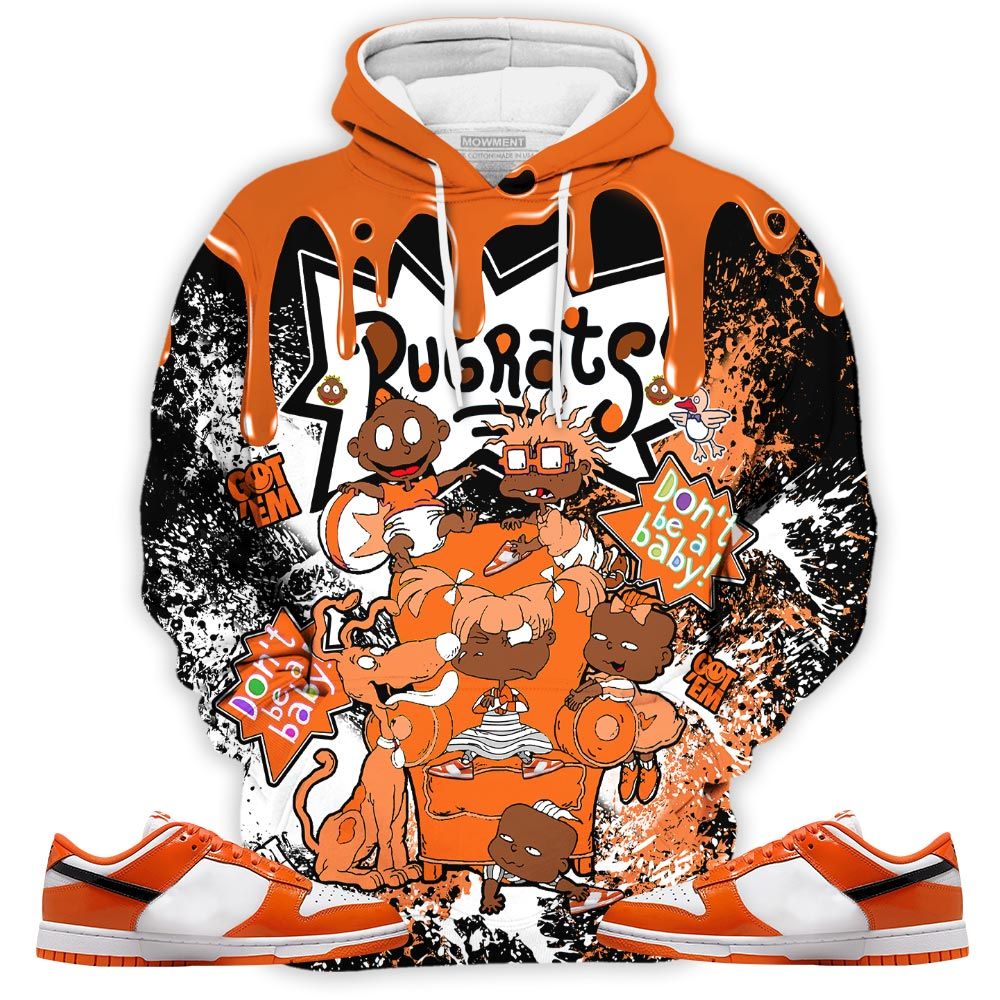 Melanin Rugrats Kids 90S Got Em Sneaker Shirt Match Dunk Low Orange Black, Dunk Low Patent Halloween Hoodie Sweatshirt Tee All Over Print MKO Shirt Melanin Rugrats Kids 90S Got Em Sneaker Shirt Match Dunk Low Orange Black, Dunk Low Patent Halloween Hoodie Sweatshirt Tee All Over Print MKO Shirt