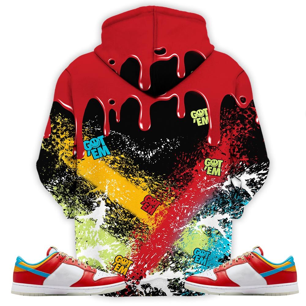 Melanin Rugrats Kids 90S Got Em Sneaker Shirt Match Fruity Pebbles Dunk Low, Dunk Low Fruity Pebbles Hoodie Sweatshirt Tee All Over Print MKO Shirt