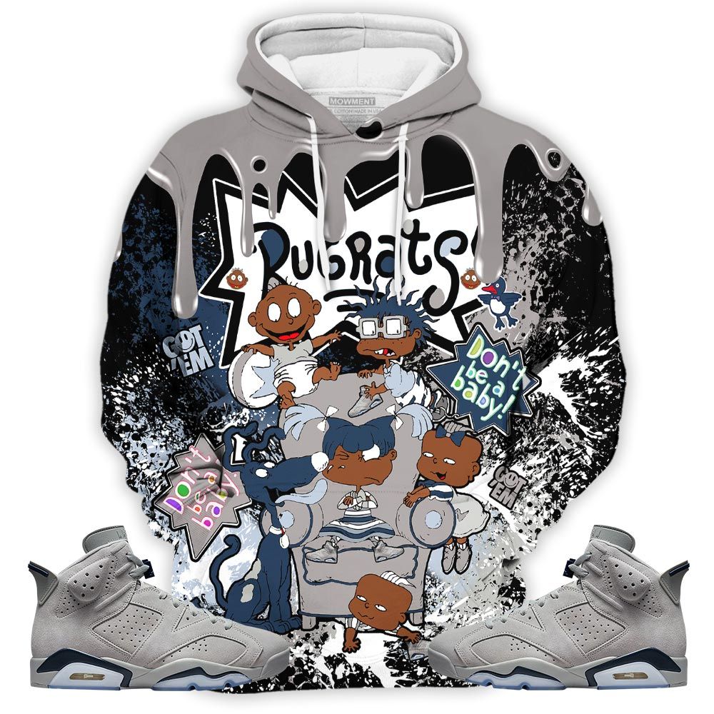 Melanin Rugrats Kids 90S Got Em Sneaker Shirt Match Georgetown 6S, Jordan 6 Retro Georgetown Hoodie Sweatshirt Tee All Over Print MKO Shirt Melanin Rugrats Kids 90S Got Em Sneaker Shirt Match Georgetown 6S, Jordan 6 Retro Georgetown Hoodie Sweatshirt Tee All Over Print MKO Shirt