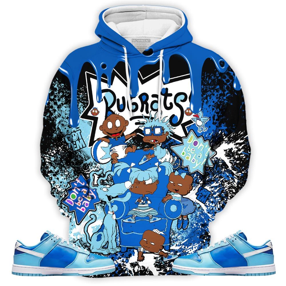 Melanin Rugrats Kids 90S Got Em Sneaker Shirt Match Low Argon 2022, Dunk Low Argon Hoodie Sweatshirt Tee All Over Print MKO Shirt