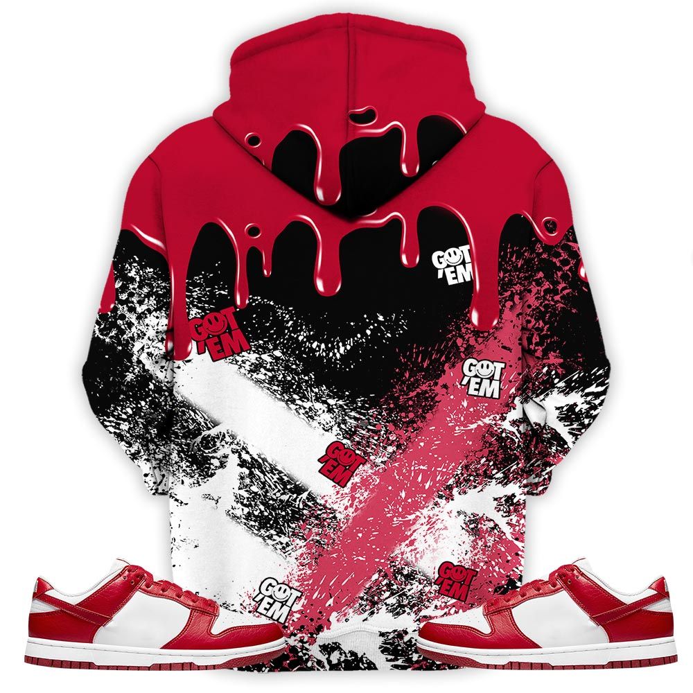 Melanin Rugrats Kids 90S Got Em Sneaker Shirt Match Low Nature White Gym Red, Dunk Low Gym Red Hoodie Sweatshirt Tee All Over Print MKO Shirt