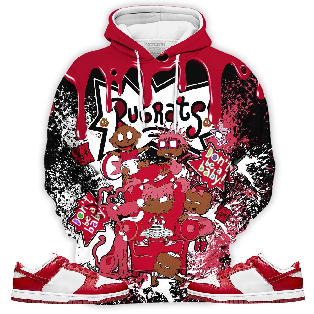 Melanin Rugrats Kids 90S Got Em Sneaker Shirt Match Low Nature White Gym Red, Dunk Low Gym Red Hoodie Sweatshirt Tee All Over Print MKO Shirt Melanin Rugrats Kids 90S Got Em Sneaker Shirt Match Low Nature White Gym Red, Dunk Low Gym Red Hoodie Sweatshirt Tee All Over Print MKO Shirt