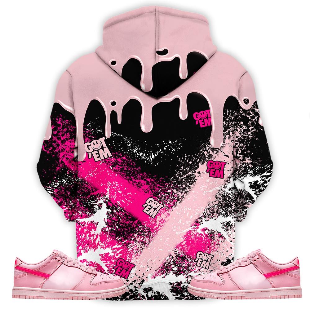 Melanin Rugrats Kids 90S Got Em Sneaker Shirt Match Low Triple Pink, Dunk Low Triple Pink Hoodie Sweatshirt Tee All Over Print MKO Shirt