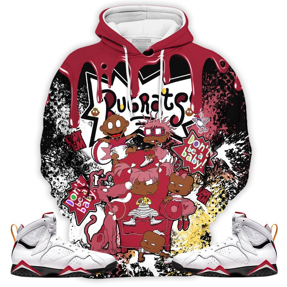 Melanin Rugrats Kids 90S Got Em Sneaker Shirt Match Og Cardinal 7S, Jordan 7 Retro Cardinal Hoodie Sweatshirt Tee All Over Print MKO Shirt Melanin Rugrats Kids 90S Got Em Sneaker Shirt Match Og Cardinal 7S, Jordan 7 Retro Cardinal Hoodie Sweatshirt Tee All Over Print MKO Shirt