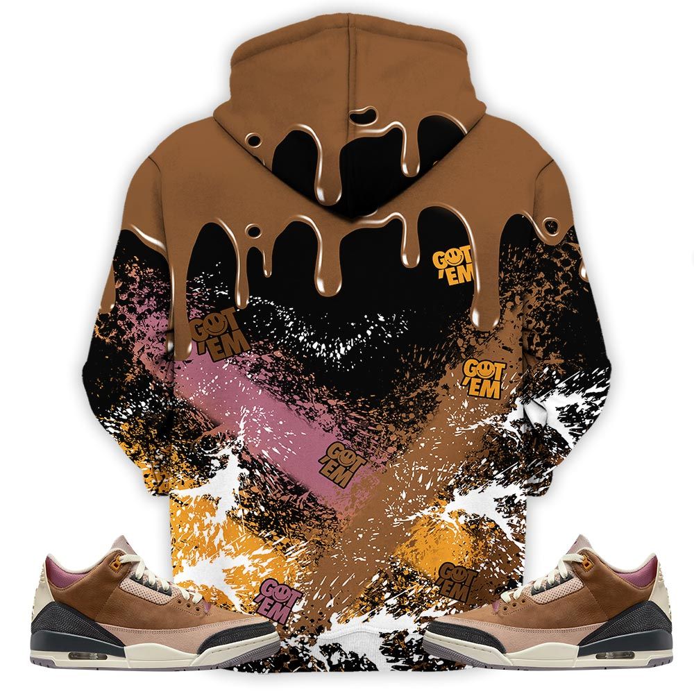 Melanin Rugrats Kids 90S Got Em Sneaker Shirt Match Retro Archaeo Brown 3S, Jordan 3 Archaeo Brown Hoodie Sweatshirt Tee All Over Print MKO Shirt