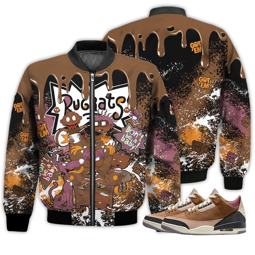 Melanin Rugrats Kids 90S Got Em Sneaker Shirt Match Retro Archaeo Brown 3S, Jordan 3 Archaeo Brown Hoodie Sweatshirt Tee All Over Print MKO Shirt Melanin Rugrats Kids 90S Got Em Sneaker Shirt Match Retro Archaeo Brown 3S, Jordan 3 Archaeo Brown Hoodie Sweatshirt Tee All Over Print MKO Shirt