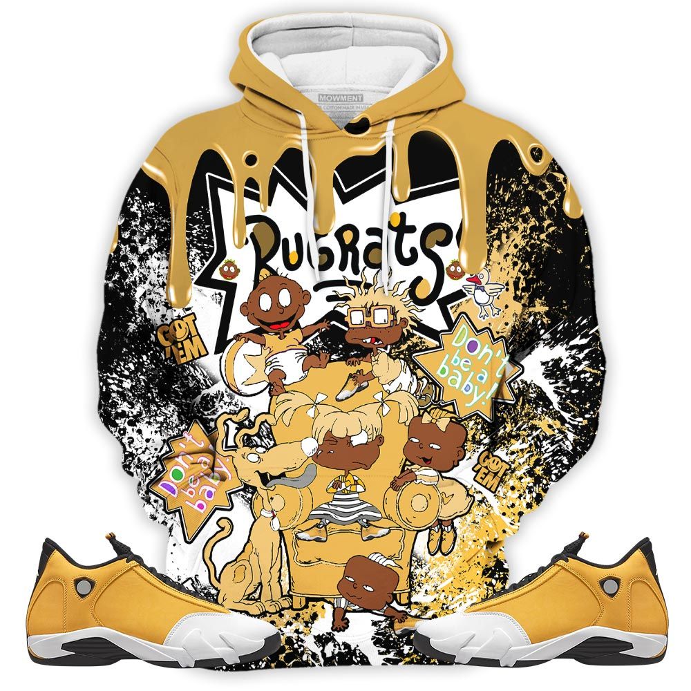 Melanin Rugrats Kids 90S Got Em Sneaker Shirt Match Retro Ginger 14S, Jordan 14 Retro Light Ginger Hoodie Sweatshirt Tee All Over Print MKO Shirt Melanin Rugrats Kids 90S Got Em Sneaker Shirt Match Retro Ginger 14S, Jordan 14 Retro Light Ginger Hoodie Sweatshirt Tee All Over Print MKO Shirt