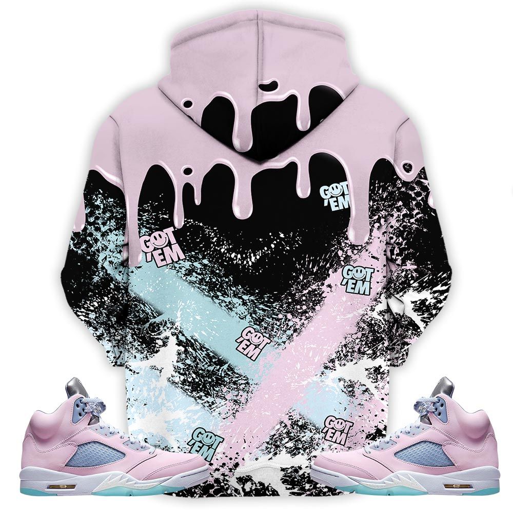 Melanin Rugrats Kids 90S Got Em Sneaker Shirt Match Se Easter 5S, Jordan 5 Retro Easter Hoodie Sweatshirt Tee All Over Print MKO Shirt