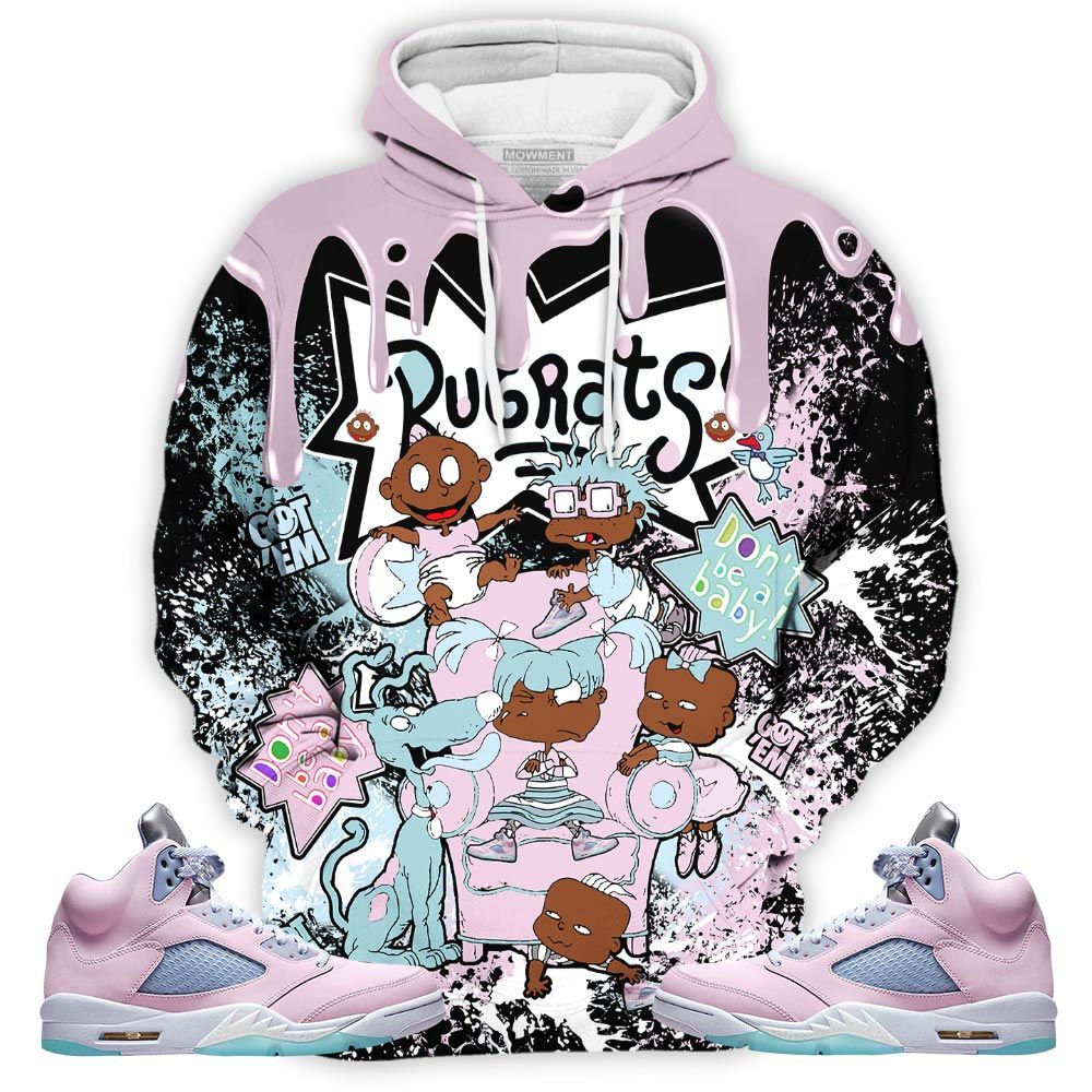 Melanin Rugrats Kids 90S Got Em Sneaker Shirt Match Se Easter 5S, Jordan 5 Retro Easter Hoodie Sweatshirt Tee All Over Print MKO Shirt Melanin Rugrats Kids 90S Got Em Sneaker Shirt Match Se Easter 5S, Jordan 5 Retro Easter Hoodie Sweatshirt Tee All Over Print MKO Shirt