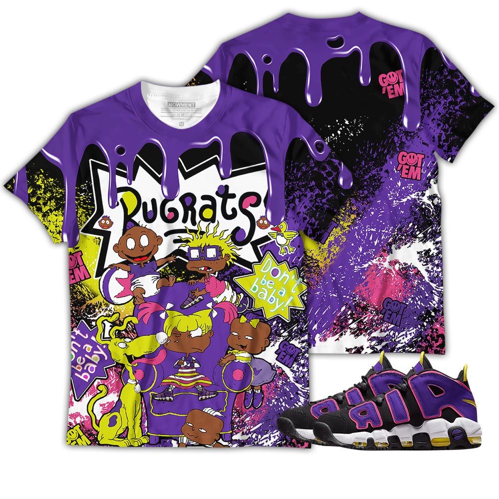 Melanin Rugrats Kids 90S Got Em Sneaker Shirt Match Uptempo Black Multi Color, Air More Uptempo Black Court Purple Hoodie Sweatshirt Tee All Over Print MKO Shirt Melanin Rugrats Kids 90S Got Em Sneaker Shirt Match Uptempo Black Multi Color, Air More Uptempo Black Court Purple Hoodie Sweatshirt Tee All Over Print MKO Shirt