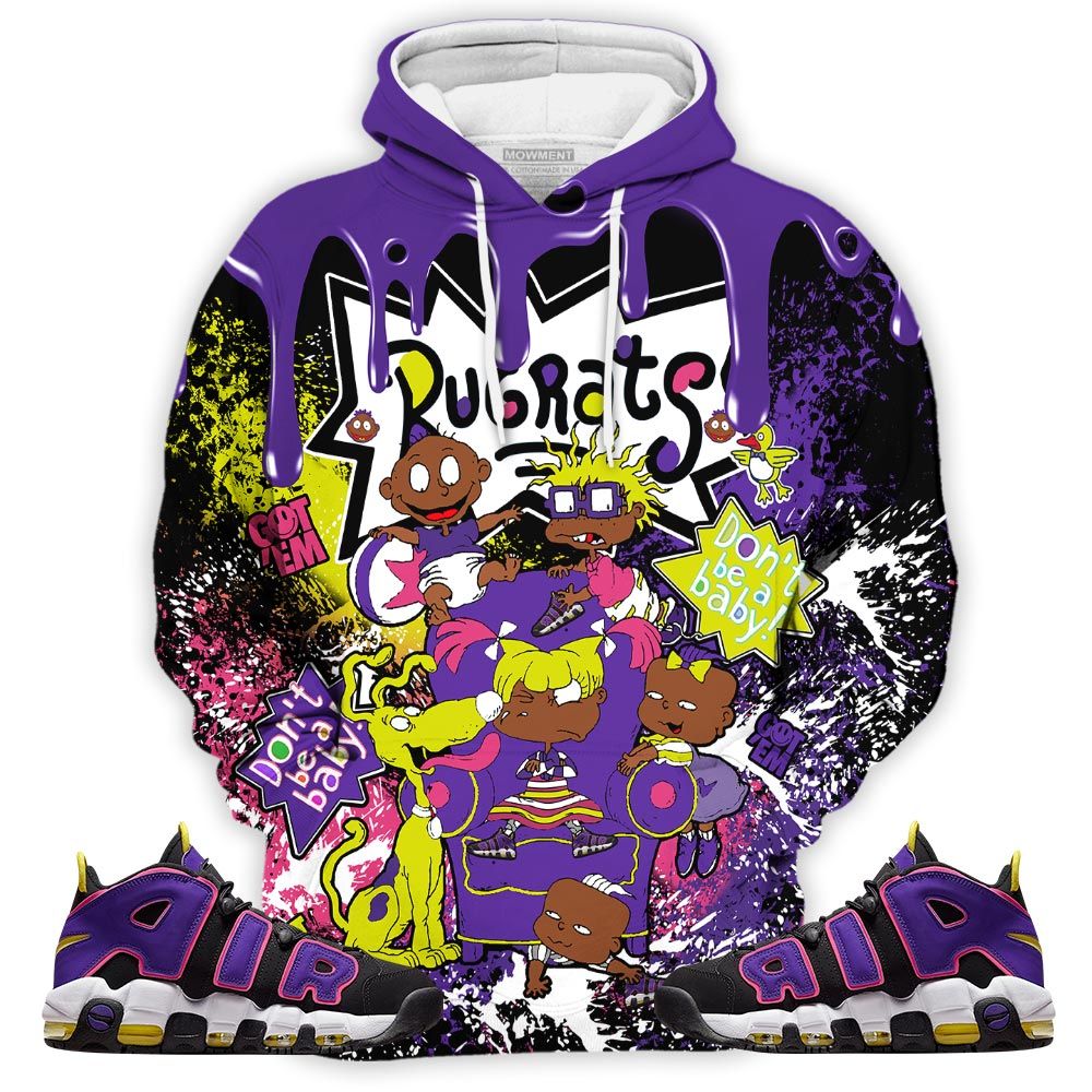 Melanin Rugrats Kids 90S Got Em Sneaker Shirt Match Uptempo Black Multi Color, Air More Uptempo Black Court Purple Hoodie Sweatshirt Tee All Over Print MKO Shirt Melanin Rugrats Kids 90S Got Em Sneaker Shirt Match Uptempo Black Multi Color, Air More Uptempo Black Court Purple Hoodie Sweatshirt Tee All Over Print MKO Shirt