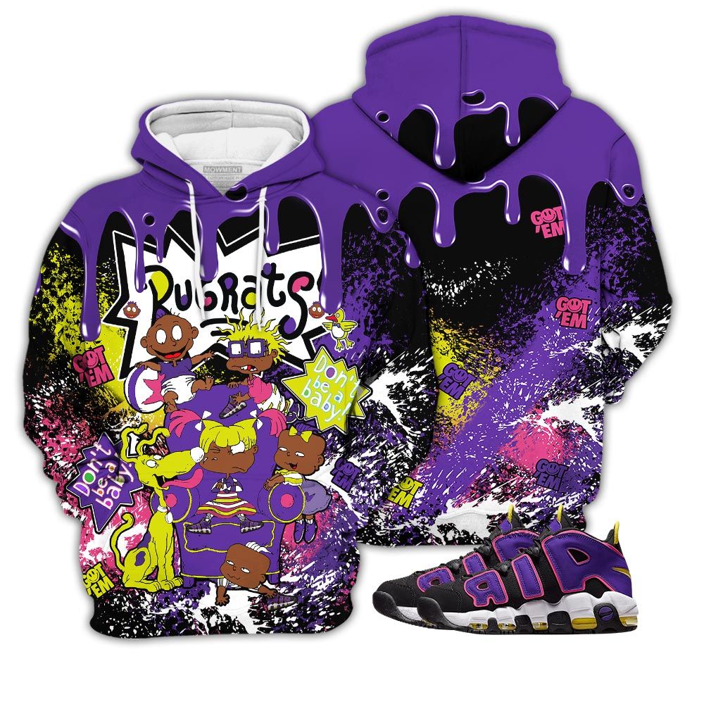 Melanin Rugrats Kids 90S Got Em Sneaker Shirt Match Uptempo Black Multi Color, Air More Uptempo Black Court Purple Hoodie Sweatshirt Tee All Over Print MKO Shirt Melanin Rugrats Kids 90S Got Em Sneaker Shirt Match Uptempo Black Multi Color, Air More Uptempo Black Court Purple Hoodie Sweatshirt Tee All Over Print MKO Shirt