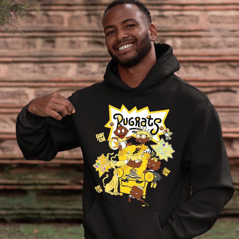 Melanin Rugrats Kids 90s Sneaker Shirt Match 2023 Thunder 4s, Jordan Retro 4 Thunder MKO Sweatshirt Melanin Rugrats Kids 90s Sneaker Shirt Match 2023 Thunder 4s, Jordan Retro 4 Thunder MKO Sweatshirt