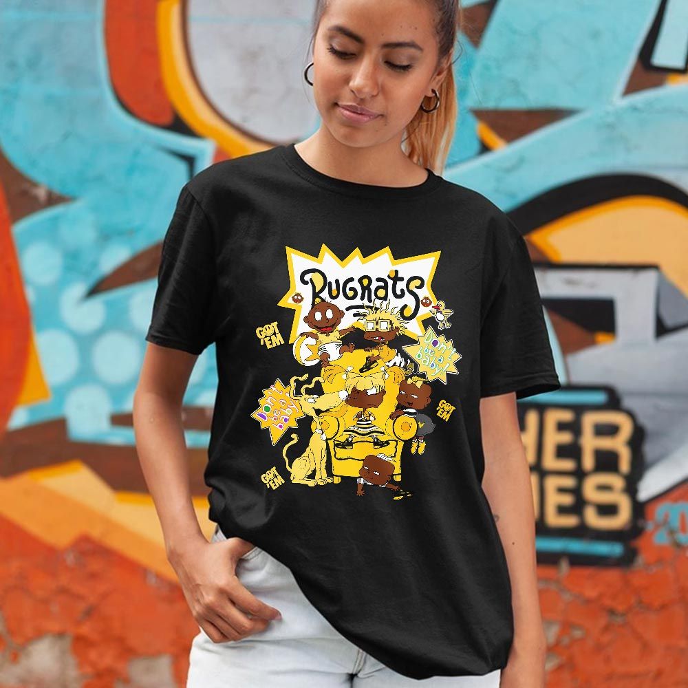 Melanin Rugrats Kids 90s Sneaker Shirt Match 2023 Thunder 4s, Jordan Retro 4 Thunder MKO Sweatshirt Melanin Rugrats Kids 90s Sneaker Shirt Match 2023 Thunder 4s, Jordan Retro 4 Thunder MKO Sweatshirt