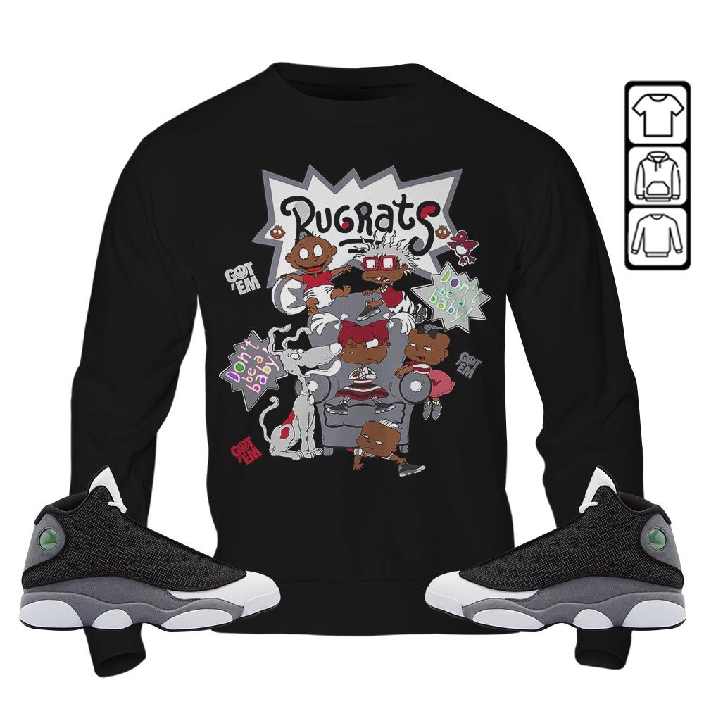 Melanin Rugrats Kids 90s Sneaker Shirt Match Black Flint 13s, Jordan Retro 13 Black Flint MKO T-Shirt Melanin Rugrats Kids 90s Sneaker Shirt Match Black Flint 13s, Jordan Retro 13 Black Flint MKO T-Shirt