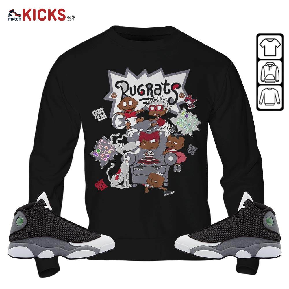 Melanin Rugrats Kids 90’s Sneaker Shirt Match Black Flint 13s, Jordan Retro 13 Black Flint MKO T-Shirt Melanin Rugrats Kids 90’s Sneaker Shirt Match Black Flint 13s, Jordan Retro 13 Black Flint MKO T-Shirt