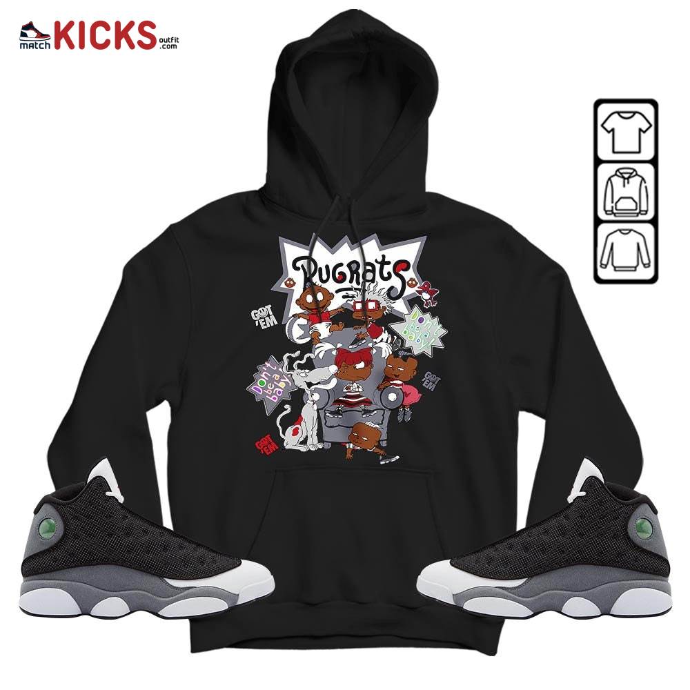 Melanin Rugrats Kids 90’s Sneaker Shirt Match Black Flint 13s, Jordan Retro 13 Black Flint MKO T-Shirt Melanin Rugrats Kids 90’s Sneaker Shirt Match Black Flint 13s, Jordan Retro 13 Black Flint MKO T-Shirt