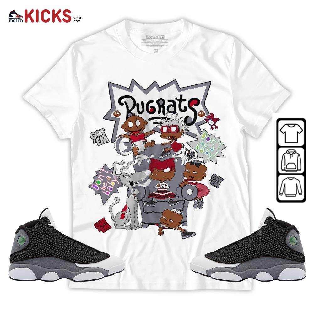 Melanin Rugrats Kids 90’s Sneaker Shirt Match Black Flint 13s, Jordan Retro 13 Black Flint MKO T-Shirt Melanin Rugrats Kids 90’s Sneaker Shirt Match Black Flint 13s, Jordan Retro 13 Black Flint MKO T-Shirt
