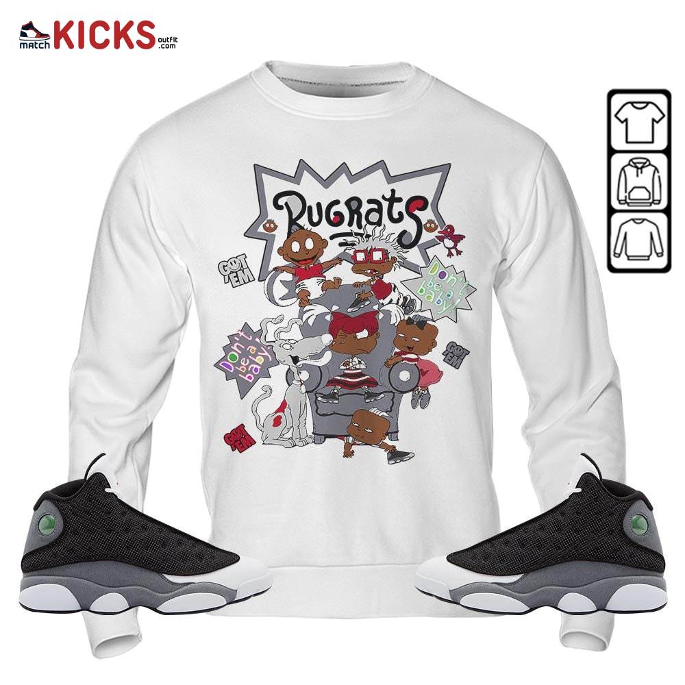 Melanin Rugrats Kids 90’s Sneaker Shirt Match Black Flint 13s, Jordan Retro 13 Black Flint MKO T-Shirt Melanin Rugrats Kids 90’s Sneaker Shirt Match Black Flint 13s, Jordan Retro 13 Black Flint MKO T-Shirt