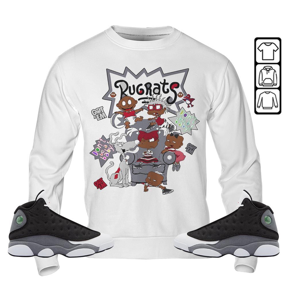 Melanin Rugrats Kids 90s Sneaker Shirt Match Black Flint 13s, Jordan Retro 13 Black Flint MKO T-Shirt Melanin Rugrats Kids 90s Sneaker Shirt Match Black Flint 13s, Jordan Retro 13 Black Flint MKO T-Shirt