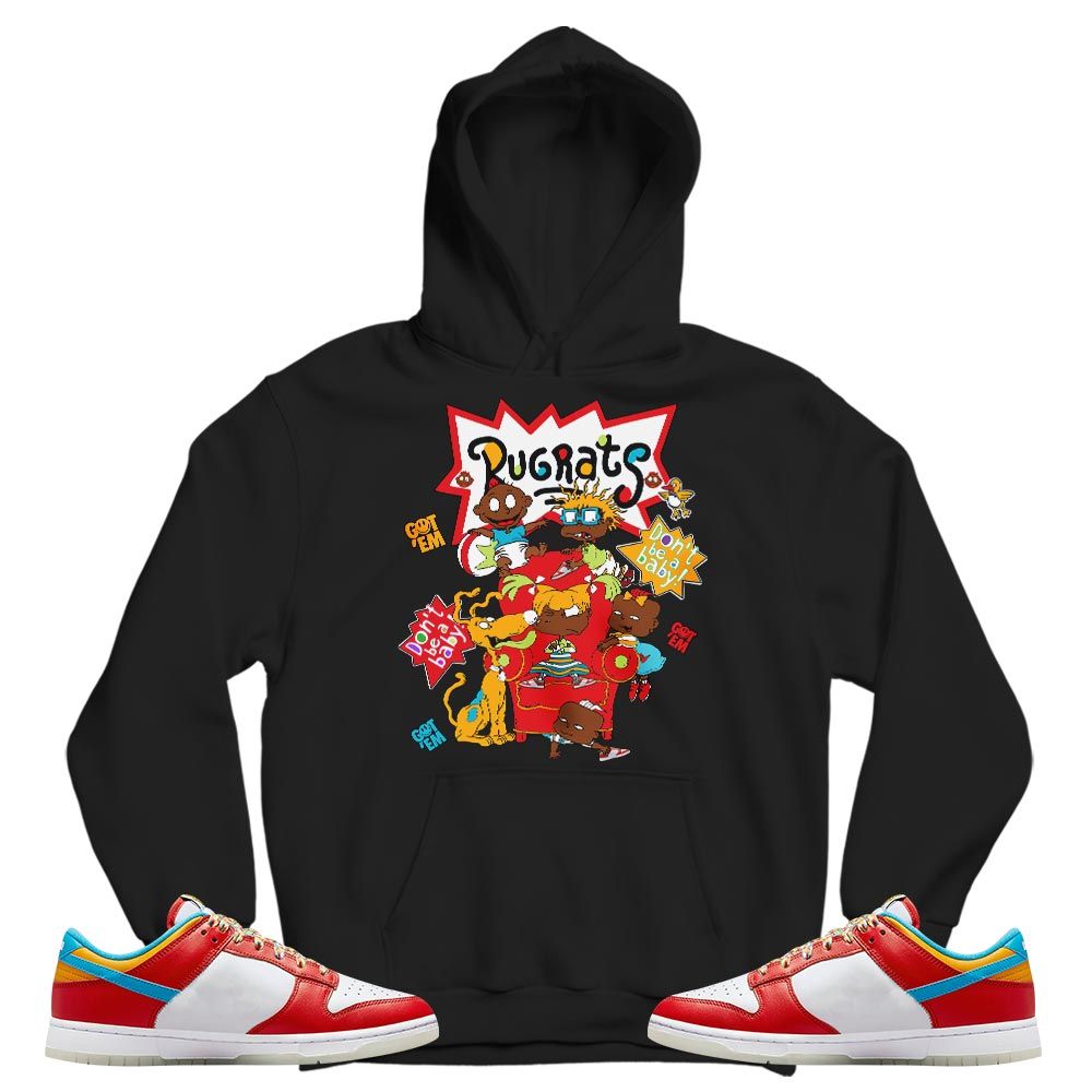 Melanin Rugrats Kids 90s Sneaker Shirt Match Fruity Pebbles Dunk Low, Dunk Low Fruity Pebbles MKO T-Shirt