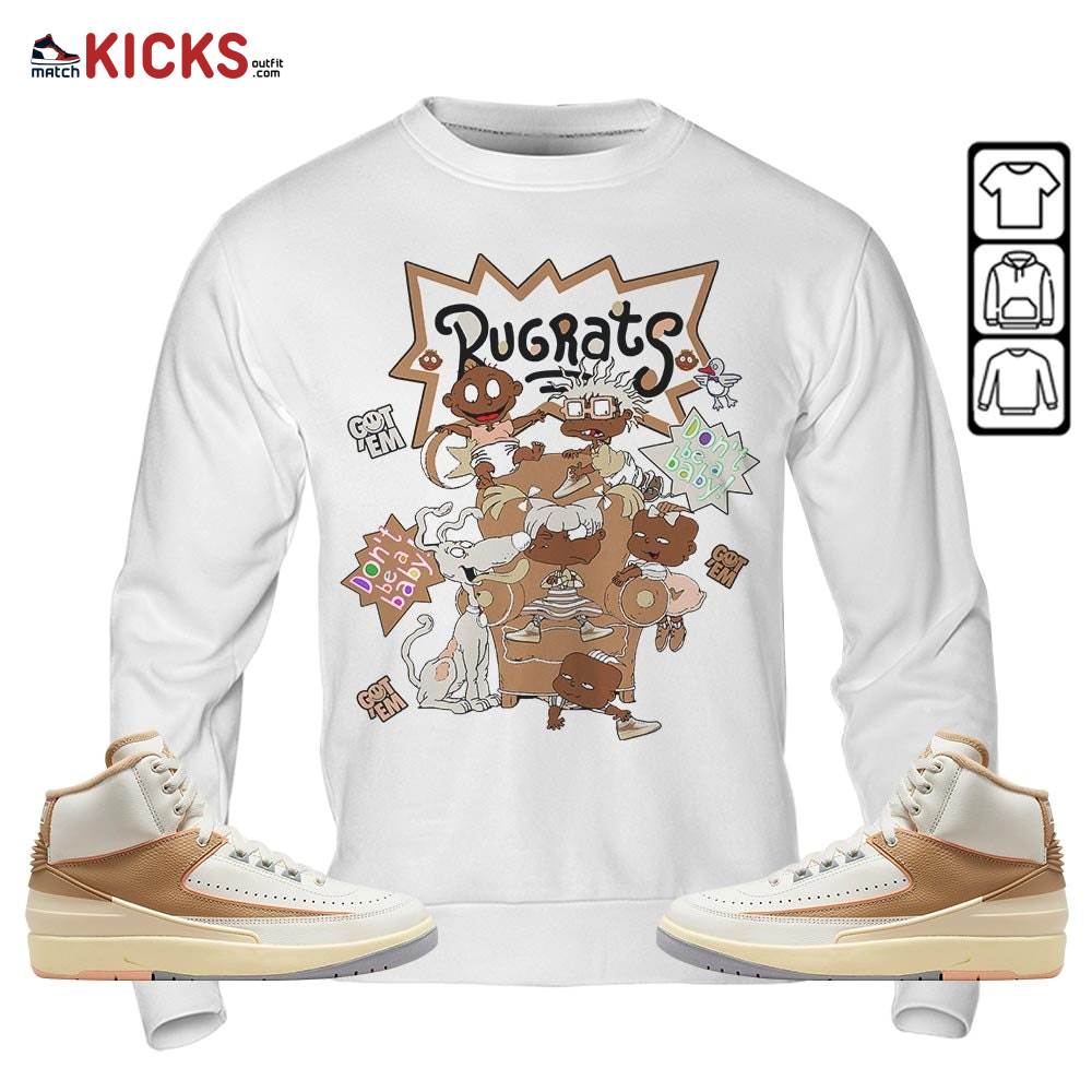 Melanin Rugrats Kids 90’s Sneaker Shirt Match Retro Craft 2s, Jordan 2 Craft MKO Sweatshirt Melanin Rugrats Kids 90’s Sneaker Shirt Match Retro Craft 2s, Jordan 2 Craft MKO Sweatshirt