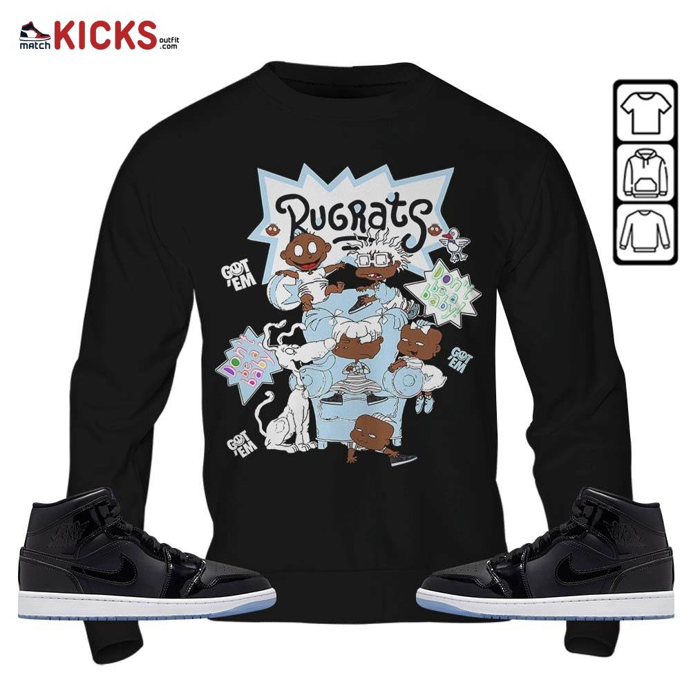 Melanin Rugrats Kids 90’s Sneaker Shirt Match Space Jam 1s, Jordan 1 Mid Space Jam MKO Sweatshirt Melanin Rugrats Kids 90’s Sneaker Shirt Match Space Jam 1s, Jordan 1 Mid Space Jam MKO Sweatshirt