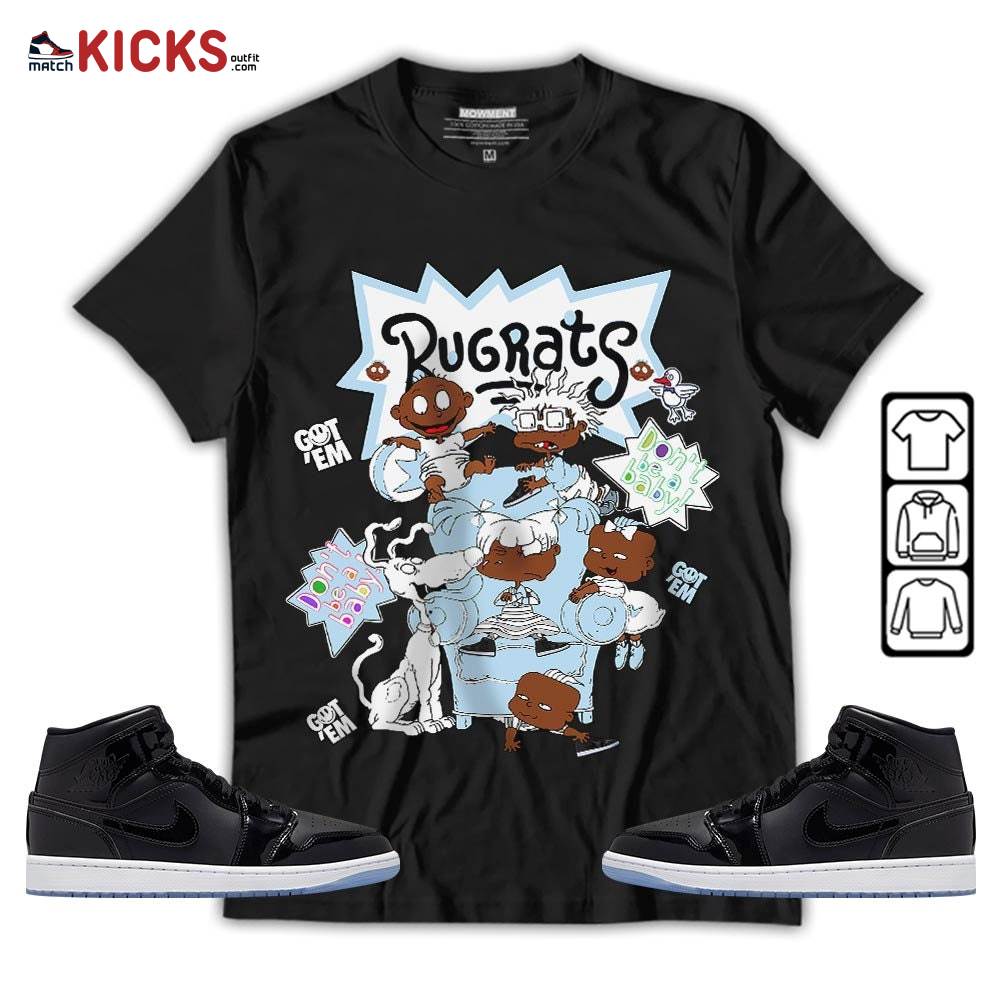 Melanin Rugrats Kids 90’s Sneaker Shirt Match Space Jam 1s, Jordan 1 Mid Space Jam MKO T-Shirt Melanin Rugrats Kids 90’s Sneaker Shirt Match Space Jam 1s, Jordan 1 Mid Space Jam MKO T-Shirt
