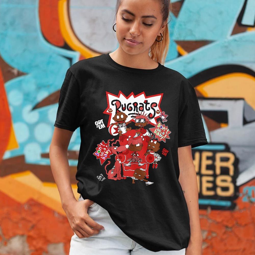 Melanin Rugrats Kids 90s Sneaker Shirt Match White Cement 3s, Jordan Retro 3 White Cement MKO T-Shirt Melanin Rugrats Kids 90s Sneaker Shirt Match White Cement 3s, Jordan Retro 3 White Cement MKO T-Shirt