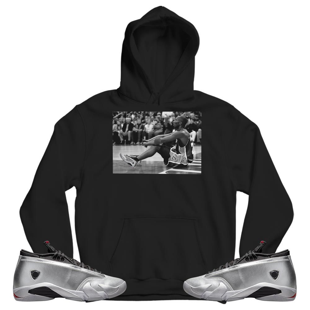 Memorial Bryant Goat Sneaker Shirt Match 14 Low Metallic Silver, Jordan 14 Metallic Silver MKO T-Shirt